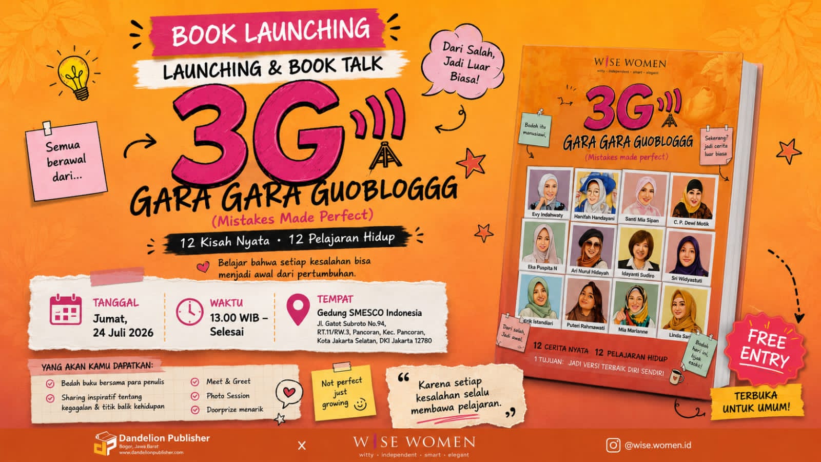 LAUNCHING BUKU 3G "GARA GARA GUOBLOGGG" 